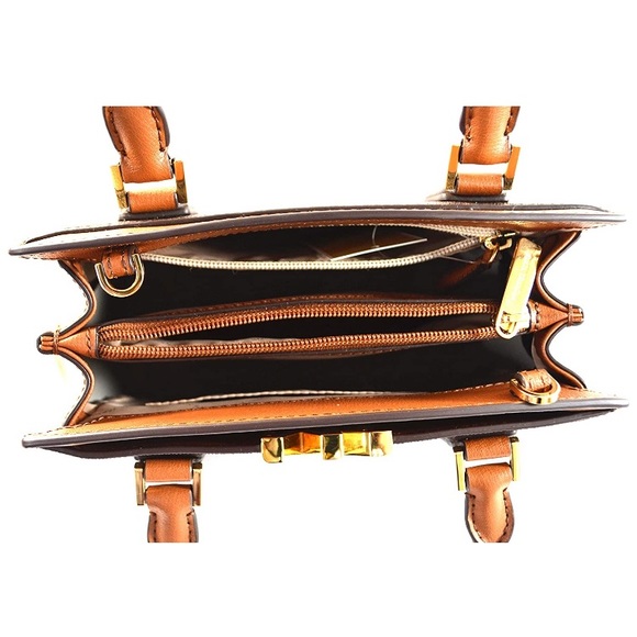 NWT MICHAEL KORS Mott Brown Messenger Bag - Picture 4 of 9